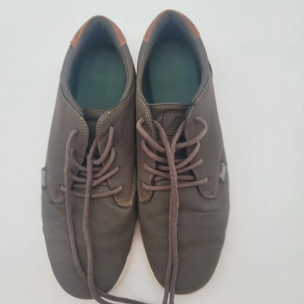G.H. Bass Percy WX Men's 8.5 Brown Casual Lace-Up Oxford Sneakers